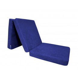 Materac turystyczny 180x80x6 Mikrofaza 15 chabrowy