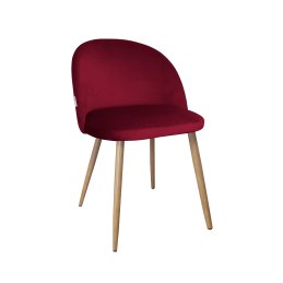 Krzesło Colin – tapicerowane, metalowe nogi