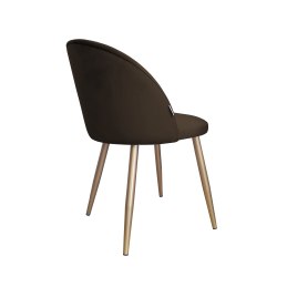 Krzesło Colin – tapicerowane, metalowe nogi