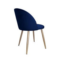 Krzesło Colin – tapicerowane, metalowe nogi