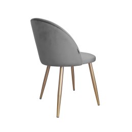 Krzesło Colin – tapicerowane, metalowe nogi