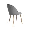 Krzesło Colin – tapicerowane, metalowe nogi