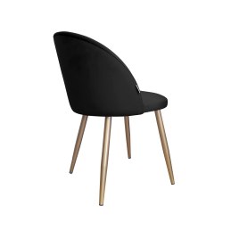 Krzesło Colin – tapicerowane, metalowe nogi