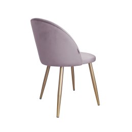 Krzesło Colin – tapicerowane, metalowe nogi