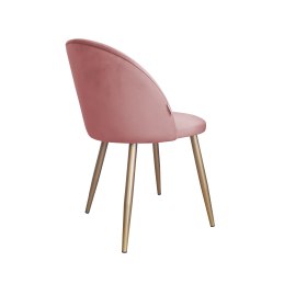 Krzesło Colin – tapicerowane, metalowe nogi