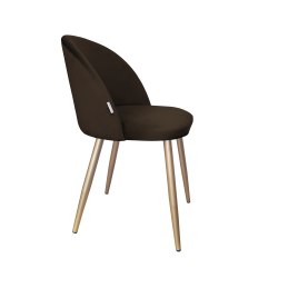 Krzesło Colin – tapicerowane, metalowe nogi