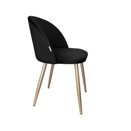 Krzesło Colin – tapicerowane, metalowe nogi