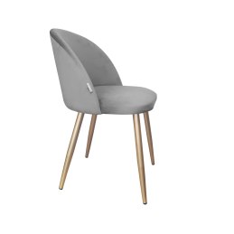 Krzesło Colin – tapicerowane, metalowe nogi