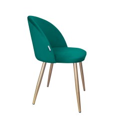 Krzesło Colin – tapicerowane, metalowe nogi