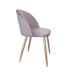 Krzesło Colin – tapicerowane, metalowe nogi