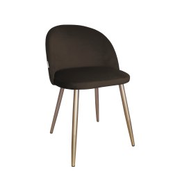 Krzesło Colin – tapicerowane, metalowe nogi