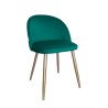 Krzesło Colin – tapicerowane, metalowe nogi