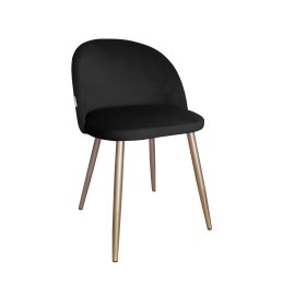 Krzesło Colin – tapicerowane, metalowe nogi