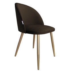 Krzesło Colin – tapicerowane, metalowe nogi