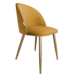 Krzesło Colin – tapicerowane, metalowe nogi