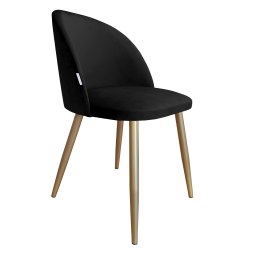 Krzesło Colin – tapicerowane, metalowe nogi