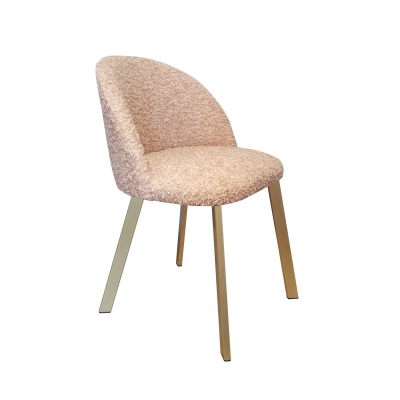 Krzesło Colin tkanina Rolf noga metalowa