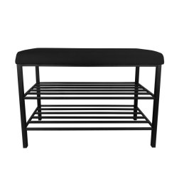 Szafka na buty SMART tkanina Welur stelaż metalowy Regał Półka