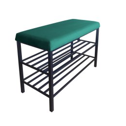 Szafka na buty SMART tkanina Welur stelaż metalowy Regał Półka