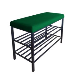 Szafka na buty SMART tkanina Welur stelaż metalowy Regał Półka