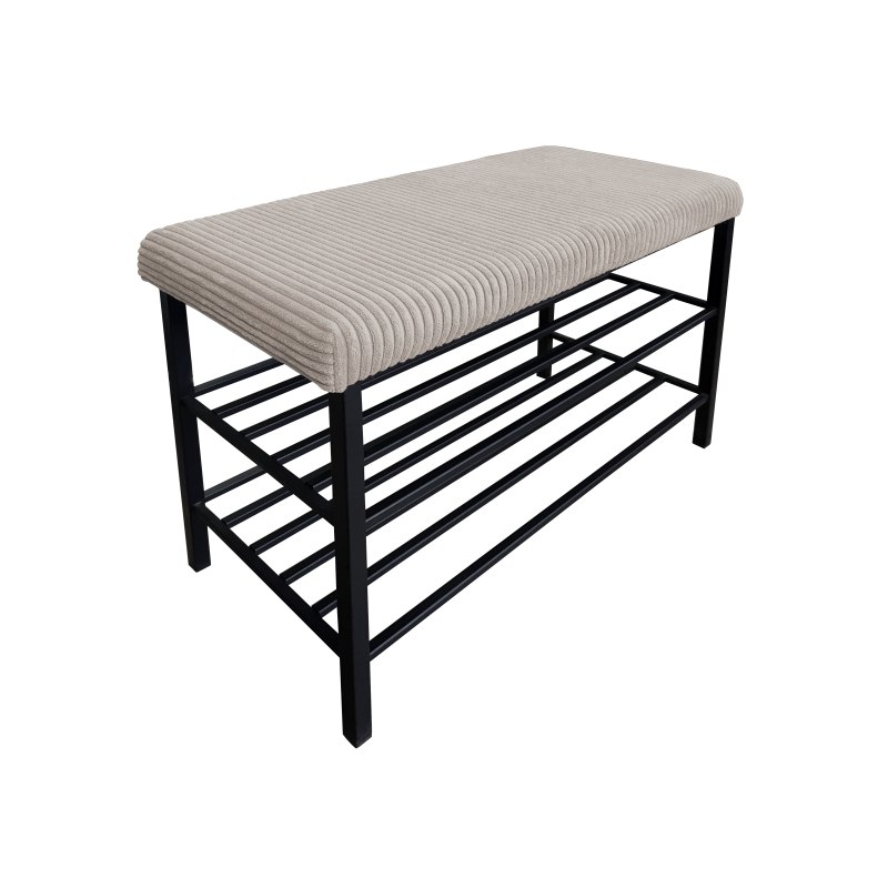 Szafka na buty SMART tkanina POSO stelaż metalowy Regał Półka