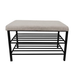 Szafka na buty SMART tkanina POSO stelaż metalowy Regał Półka