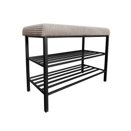 Szafka na buty SMART tkanina POSO stelaż metalowy Regał Półka