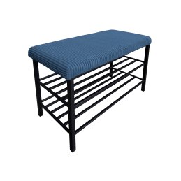 Szafka na buty SMART tkanina POSO stelaż metalowy Regał Półka