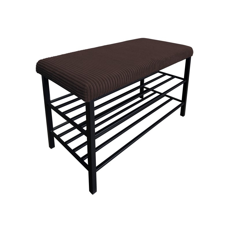 Szafka na buty SMART tkanina POSO stelaż metalowy Regał Półka