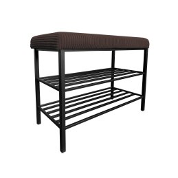 Szafka na buty SMART tkanina POSO stelaż metalowy Regał Półka