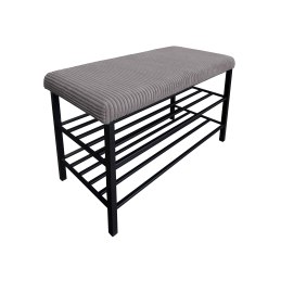 Szafka na buty SMART tkanina POSO stelaż metalowy Regał Półka