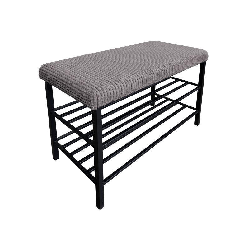 Szafka na buty SMART tkanina POSO stelaż metalowy Regał Półka