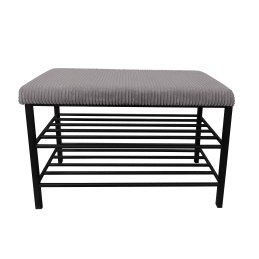 Szafka na buty SMART tkanina POSO stelaż metalowy Regał Półka