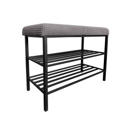 Szafka na buty SMART tkanina POSO stelaż metalowy Regał Półka