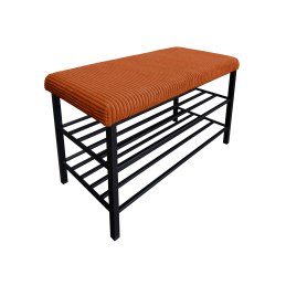 Szafka na buty SMART tkanina POSO stelaż metalowy Regał Półka