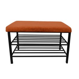 Szafka na buty SMART tkanina POSO stelaż metalowy Regał Półka