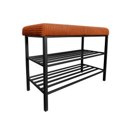 Szafka na buty SMART tkanina POSO stelaż metalowy Regał Półka