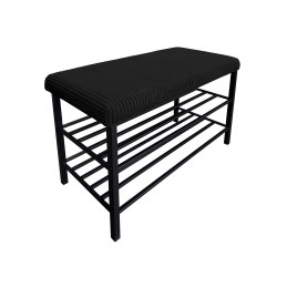 Szafka na buty SMART tkanina POSO stelaż metalowy Regał Półka