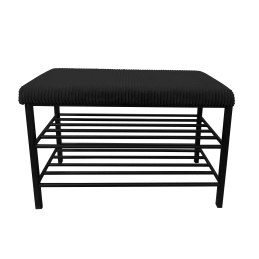 Szafka na buty SMART tkanina POSO stelaż metalowy Regał Półka