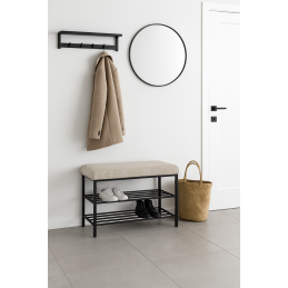 Szafka na buty SMART tkanina POSO stelaż metalowy Regał Półka