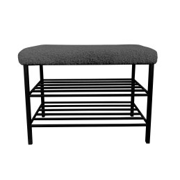 Szafka na buty SMART tkanina Rolf stelaż metalowy Regał Półka