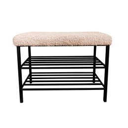 Szafka na buty SMART tkanina Rolf stelaż metalowy Regał Półka