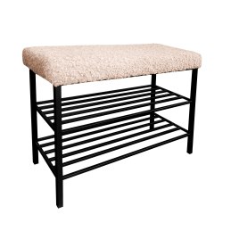 Szafka na buty SMART tkanina Rolf stelaż metalowy Regał Półka