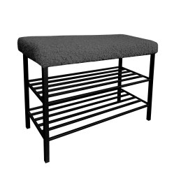 Szafka na buty SMART tkanina Rolf stelaż metalowy Regał Półka