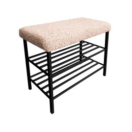 Szafka na buty SMART tkanina Rolf stelaż metalowy Regał Półka