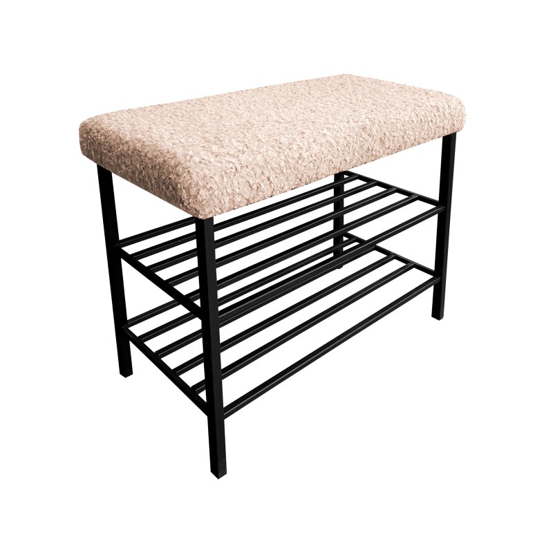 Szafka na buty SMART tkanina Rolf stelaż metalowy Regał Półka