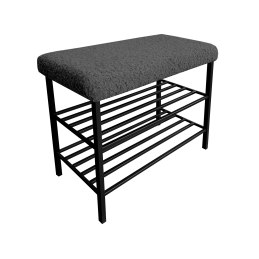 Szafka na buty SMART tkanina Rolf stelaż metalowy Regał Półka