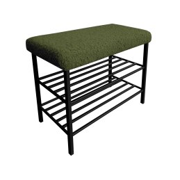 Szafka na buty SMART tkanina Rolf stelaż metalowy Regał Półka