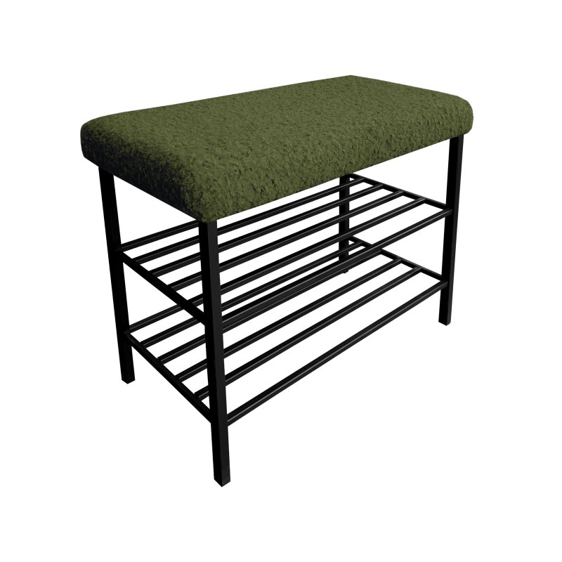 Szafka na buty SMART tkanina Rolf stelaż metalowy Regał Półka