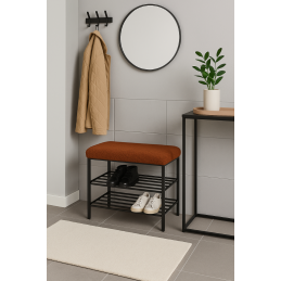 Szafka na buty SMART tkanina Rolf stelaż metalowy Regał Półka